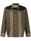 BODE EMBROIDERED PANELLED SHIRT