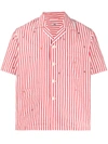 BODE OUTLINE PEOPLE STRIPED-PRINT SHIRT