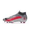 Nike Mercurial Superfly 7 Pro Fg Firm-ground Soccer Cleat (metallic Bomber Grey) In Metallic Bomber Grey,particle Grey,laser Crimson,black