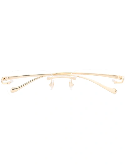Cartier Ct0058o 002 Oval Glasses In Gold