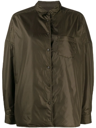 Aspesi Chest-pocket Bomber Jacket In Green