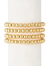 Eye Candy La The Luxe Collection Sophia 18k Goldplated Bracelet Set
