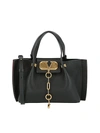 VALENTINO GARAVANI GO LOGO ESCAPE LEATHER TOTE,0400012726810