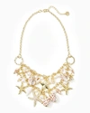 Lilly Pulitzer Shell Search Necklace In Gold Metallic