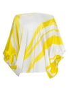 SILVIA TCHERASSI Bellagio Stretch-Silk Kimono Blouse