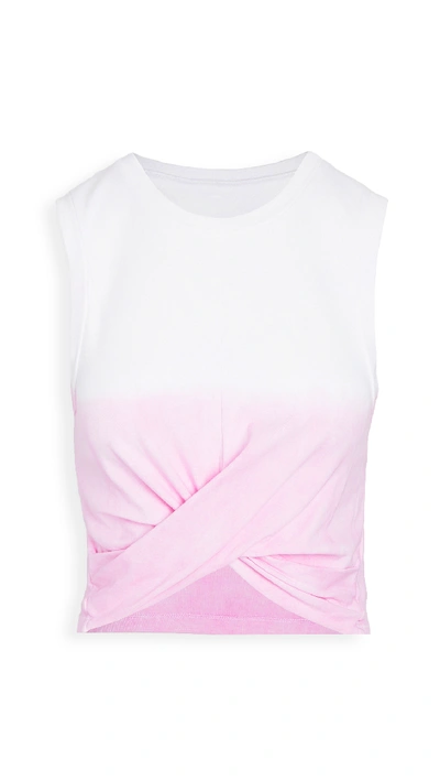 Year Of Ours Anne Marie Tank In Pink Dip