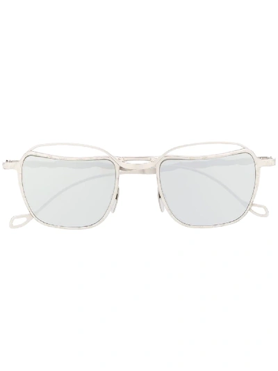Kuboraum Square-frame Sunglasses In Silver