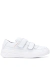Acne Studios Steffey Touch-strap Sneakers In White