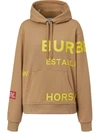 BURBERRY HORSEFERRY LOGO PRINT HOODIE