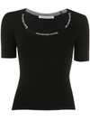 ALEXANDER WANG T LOGO SHORT-SLEEVE T-SHIRT