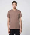 Allsaints Men's Cotton Slim Fit Tonic Short Sleeve Crew T-shirt In Heather Pink