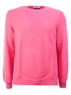 Fedeli Pink Cashmere Sweater In Fuxia