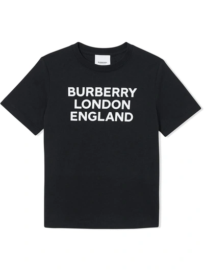 Burberry Babies' Abtot T-shirt In Black