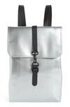 Rains Waterproof Backpack In Silver