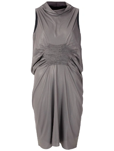 Uma Raquel Davidowicz Bosnia Crepe Dress In Grey