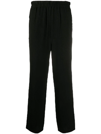 Roberto Cavalli Straight-leg Corduroy Trousers In Black