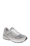 New Balance Grey Made In Us 990v5 Sneakers In Dark Grey