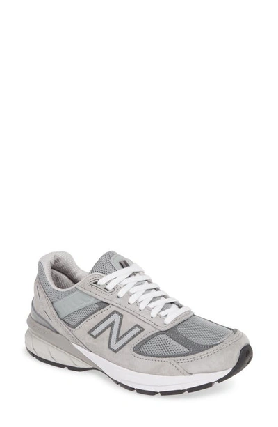 New Balance Grey Made In Us 990v5 Trainers In Dark Grey