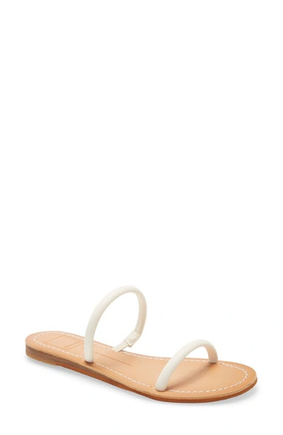 Dolce Vita Darla Slide Sandal In White Stella