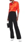3.1 Phillip Lim Cropped Flared Trousers In Black