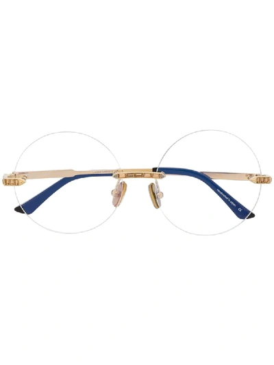 Anna-karin Karlsson Crystal Nest Rimless Optical Glasses In Gold