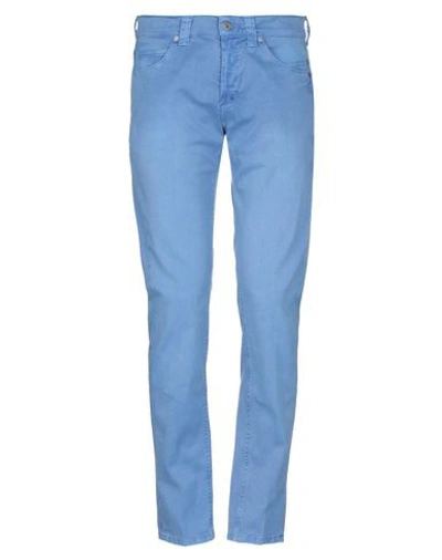 Dondup Casual Pants In Pastel Blue