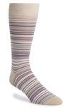 Cole Haan Men's Multi Stripe Crew Socks In Tan