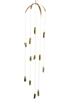 Ariana Ost Pyrite Crystal Mobile In Bronze