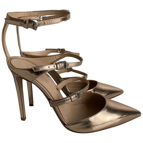 gold gianvito rossi plexi