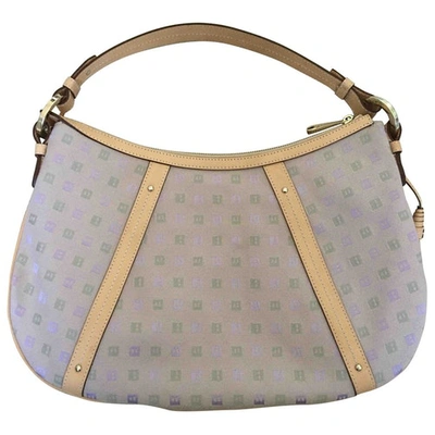 Pre-owned Bally Cloth Handbag In Beige