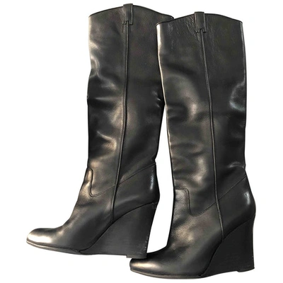 Pre-owned Michel Vivien Black Leather Boots