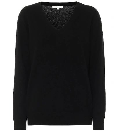 Vince Weekend Cashmere Sweater In Black