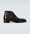 TOM FORD SUTHERLAND DOUBLE MONK STRAP SHOES,P00488877