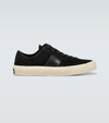 TOM FORD CAMBRIDGE SUEDE SNEAKERS,P00488878