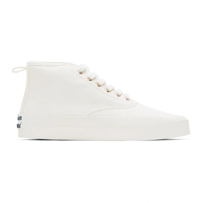 Maison Kitsuné White High-top Trainers