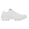 CONVERSE WHITE LUGGED CHUCK TAYLOR ALL STAR SNEAKERS