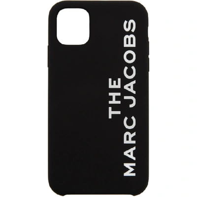 Marc Jacobs Black The Silicone Iphone 11 Case In 005 Black/w