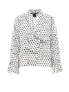 PINKO PINKO POLKA DOT BOW BLOUSE