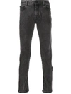 OFF-WHITE DIAG SKINNY-FIT JEANS