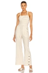 JONATHAN SIMKHAI STEPHANIE OPEN BACK JUMPSUIT,JSIM-WC18