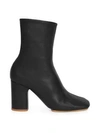 ACNE STUDIOS WOMEN'S BATHY SQUARE-TOE LEATHER ANKLE BOOTS,0400012725100