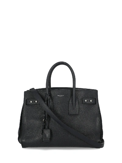 Pre-owned Saint Laurent Sac De Jour In Navy