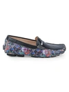 dressing gownRT GRAHAM ALBAN FLORAL LEATHER DRIVING LOAFERS,0400012621394