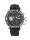 RAYMOND WEIL FREELANCER AUTOMATIC CHRONOGRAPH STAINLESS STEEL LEATHER STRAP WATCH,0400012729101