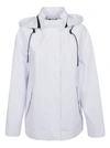 Moose Knuckles Concealed Windbreaker In White