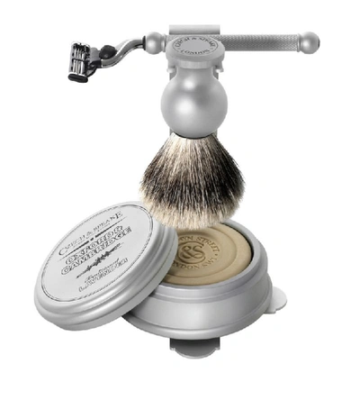 Czech & Speake Oxford & Cambridge Shaving Set & Stand In Colorless