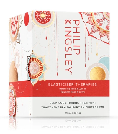 Philip Kingsley Elasticizer Therapies Balancing Rose & Lychee Deep-conditioning Treatment In White