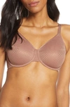 Wacoal Visual Effects Unlined Underwire Minimizer Bra In Clove