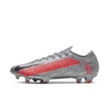 Nike Mercurial Vapor 13 Pro Fg Firm-ground Soccer Cleat (metallic Bomber Grey) - Clearance Sale In Metallic Bomber Grey,particle Grey,laser Crimson,black