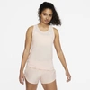 Nike Women's Running Tank In Washed Coral